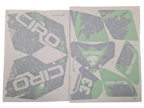 (36B6a) complete stickerset Ciro