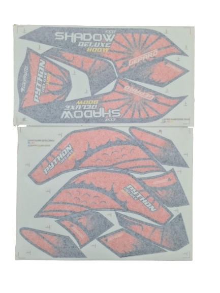 (36B8a) complete stickerset Python Deluxe 800W