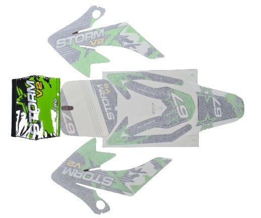 (36B8c) complete stickerset Storm V2