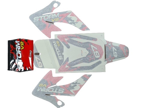 (36B8c) complete stickerset Storm V2