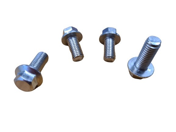 (14G3b) bout set met kraag M8 mm (per 4 stuks)