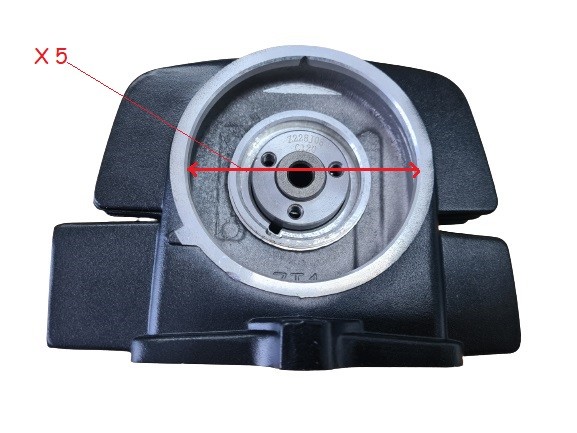 (9E6c) Cilinderkop Orion 125cc