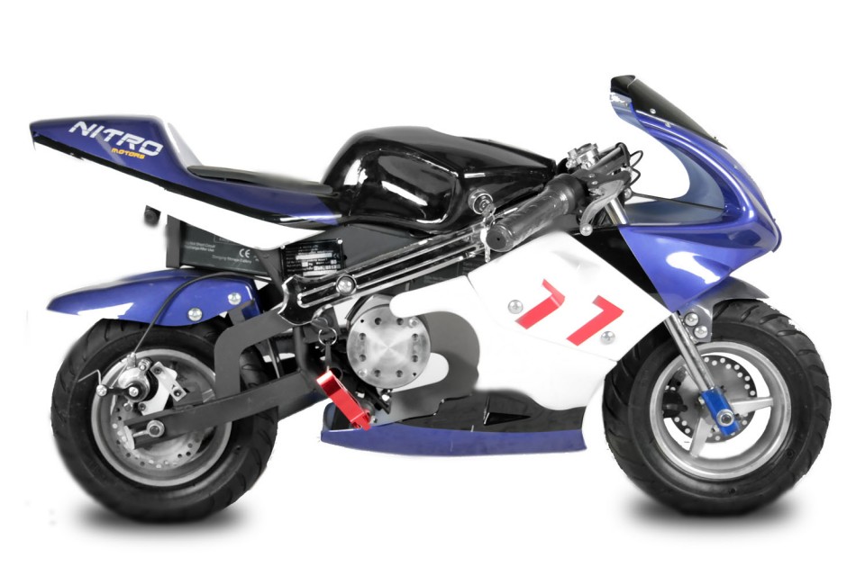 Eco Mini racer 800W Pocketbike Sport 6 Blue