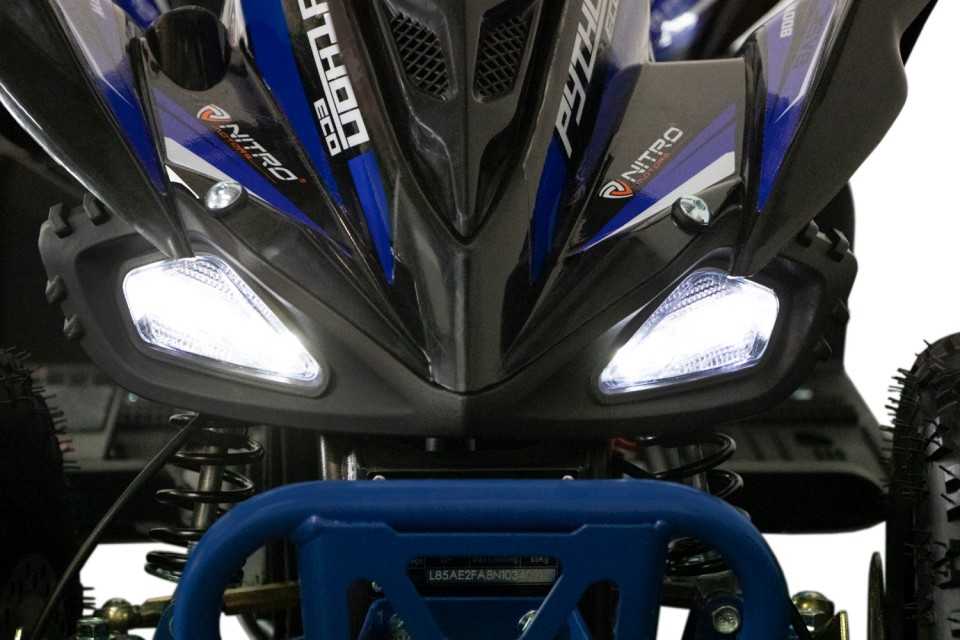 Eco Kinderquad 800w Python Sport 6 inch Blue