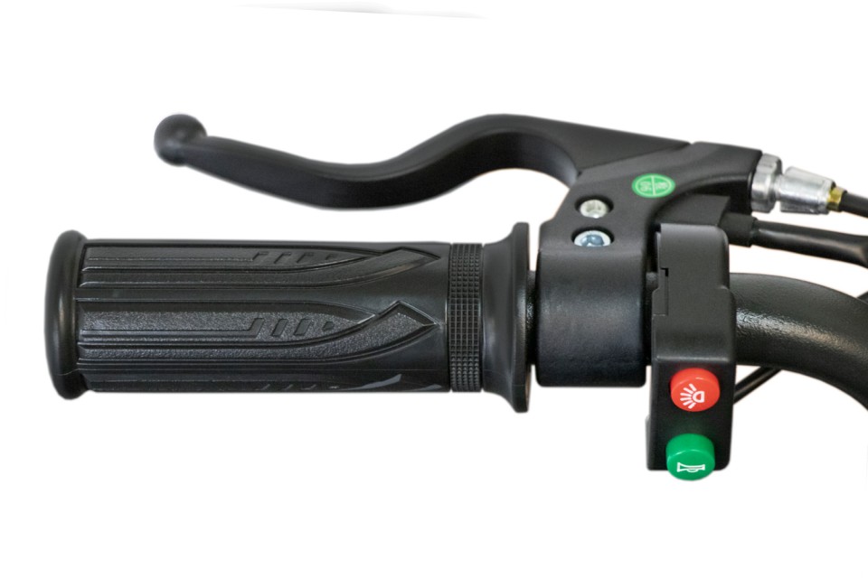 Eco Kinderquad 800w Python Sport 6 inch Green