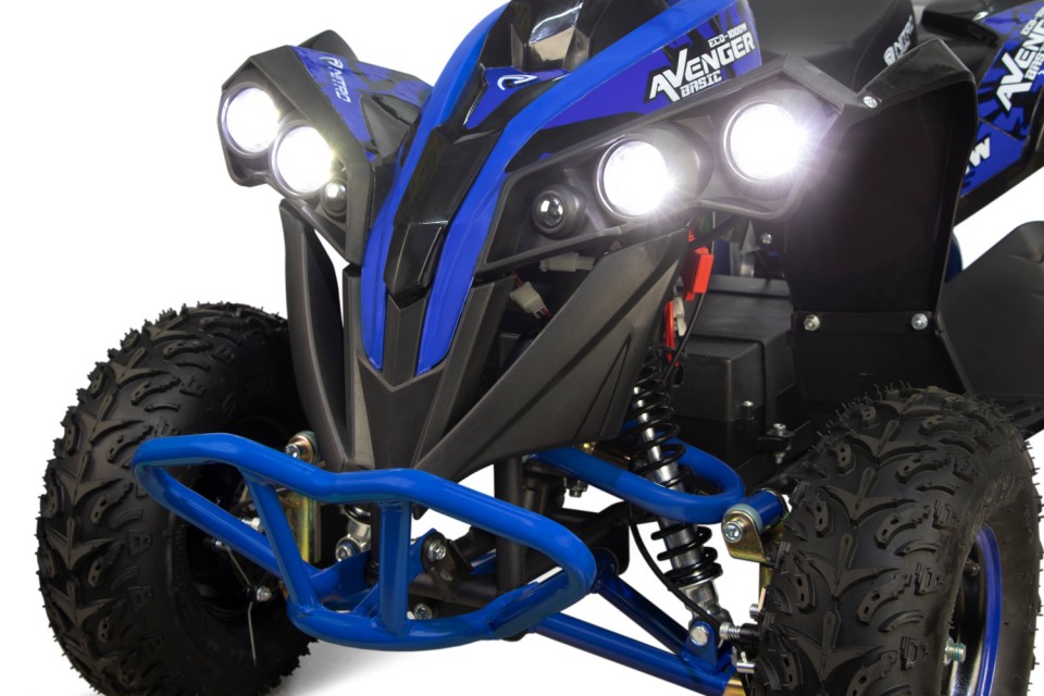 Eco Kinderquad 1000w Avenger Sport 6 inch Black