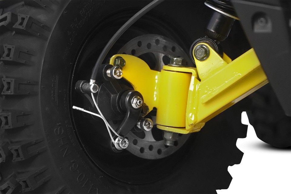 Eco Kinderquad 1000w Torino SPS Deluxe 6 inch Camo Yellow