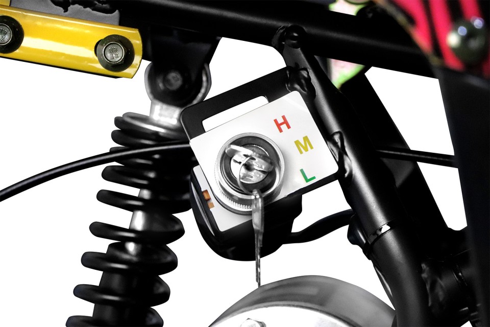 Eco Kinderquad 1000w Torino SPS Deluxe 6 inch Camo Yellow