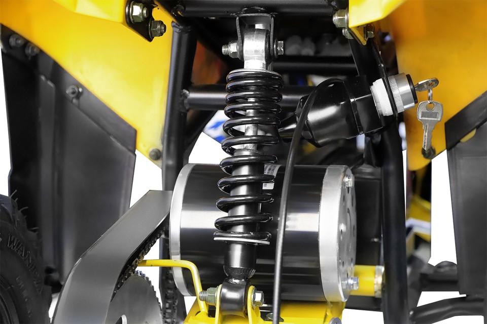 Eco Kinderquad 1000w Torino SPS Deluxe 6 inch Camo Yellow