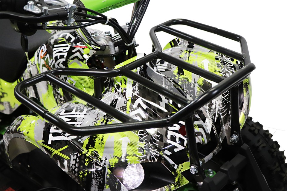 Eco Kinderquad 1000W Torino Deluxe 6 inch Grafity Yellow