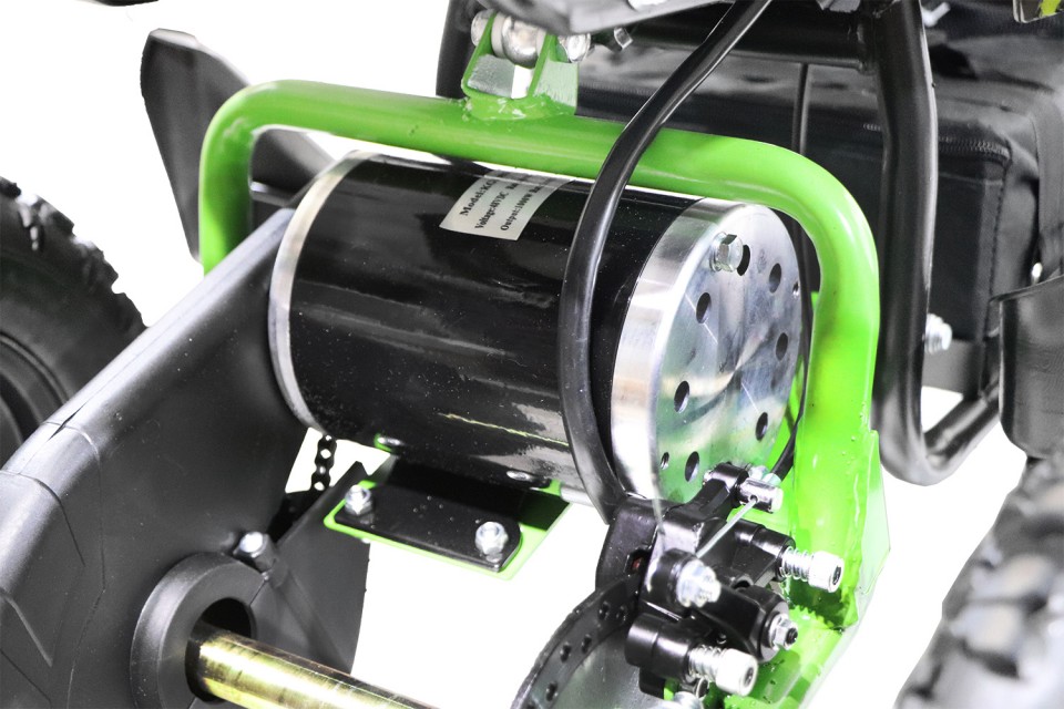 Eco Kinderquad 1000W Torino Deluxe 6 inch Grafity Green