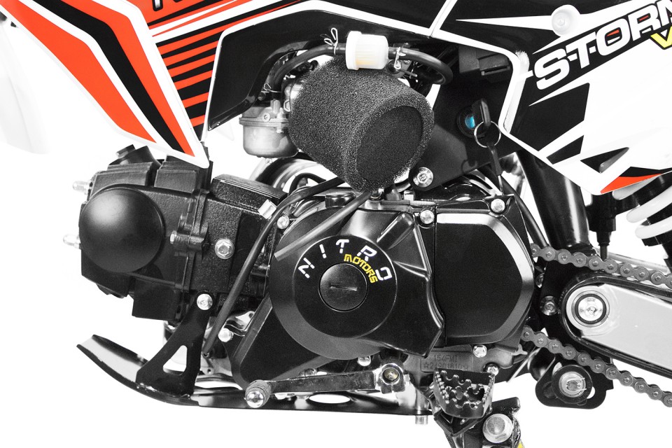 Dirtbike 125cc Storm semi-automaat V2 14/12 Orange