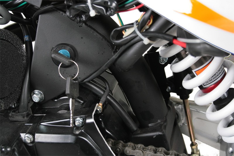 Dirtbike 110cc automaat Storm V2 12/10 blue