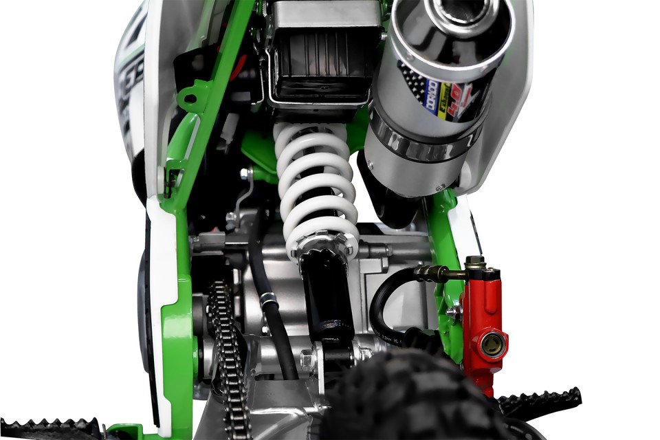 Dirtbike 110cc Automaat CRX Pro 10/10 red
