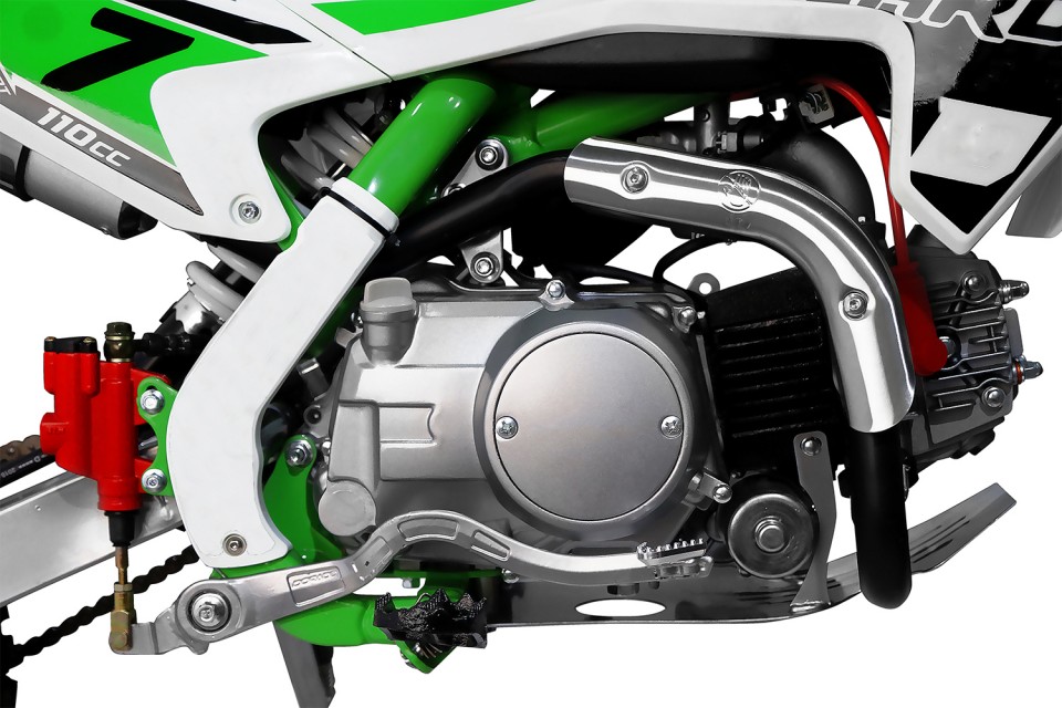 Dirtbike 110cc Automaat CRX Pro 10/10 red