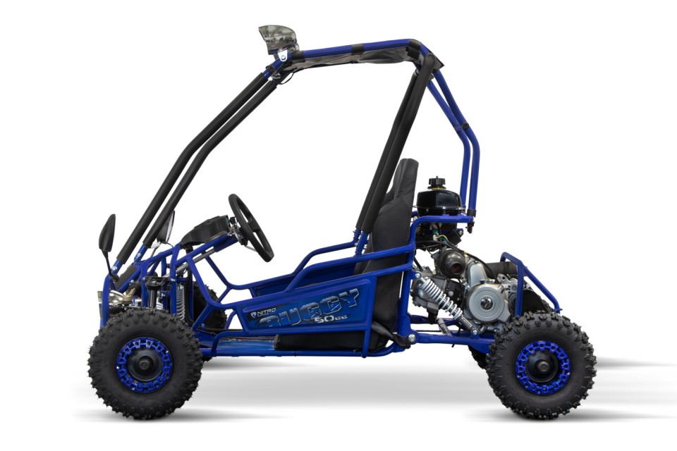 Buggy 50cc Offroad Automaat 6'' Kinderbuggy Blue