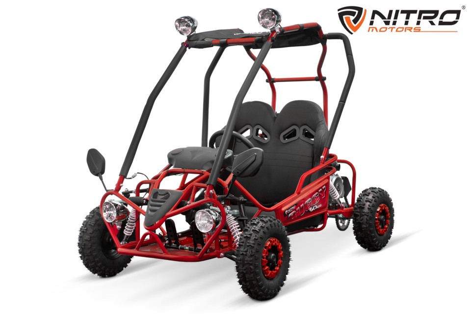 Buggy 50cc Offroad Automaat 6'' Kinderbuggy Red