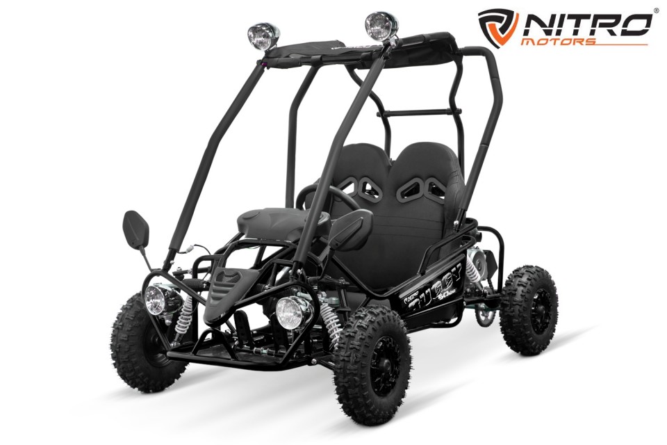 Buggy 50cc Offroad Automaat 6'' Kinderbuggy Black