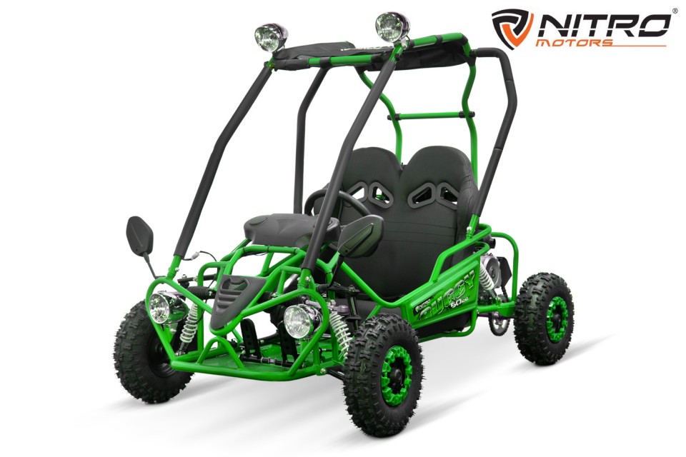 Buggy 50cc Offroad Automaat 6'' Kinderbuggy Green