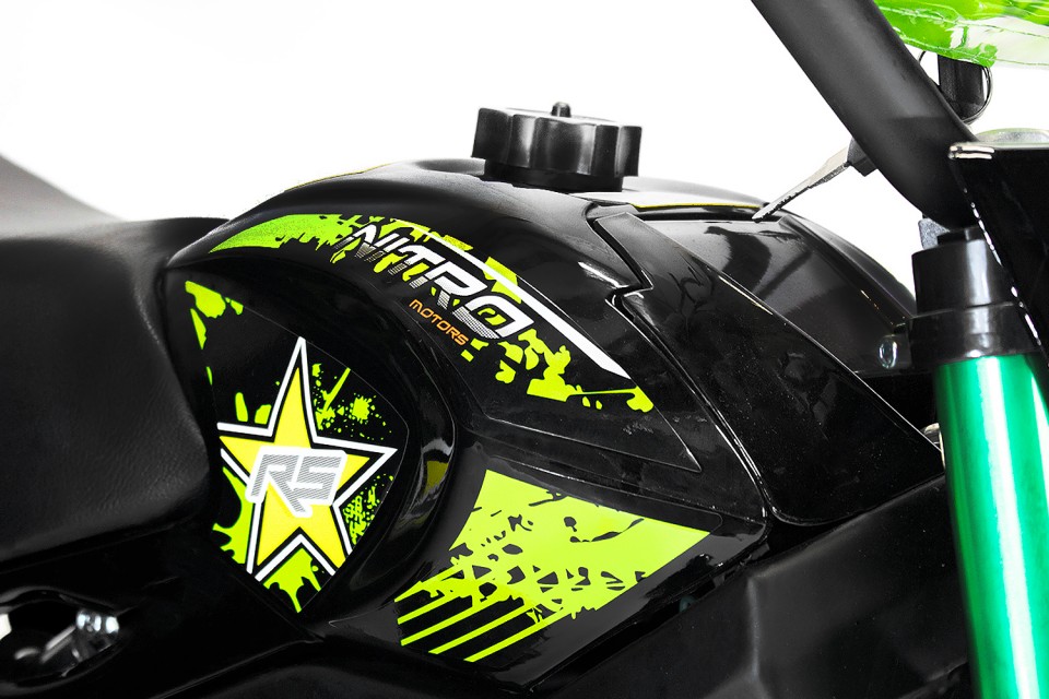 Mini crosser 49cc Hobbit DLX 6 Black-White