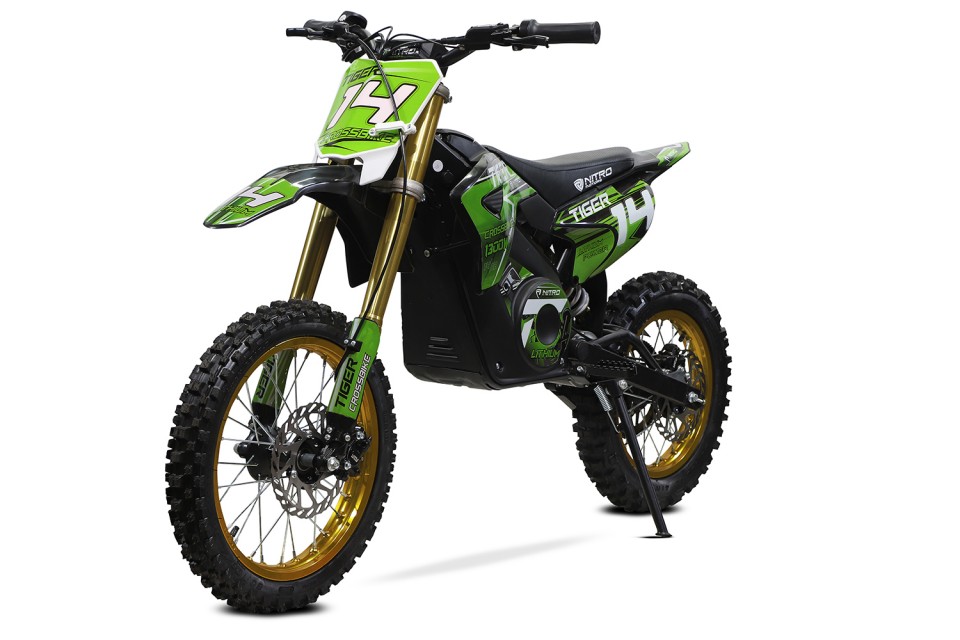 Eco Dirtbike 1300W Tiger DLX 14 lithium accu 14ah
