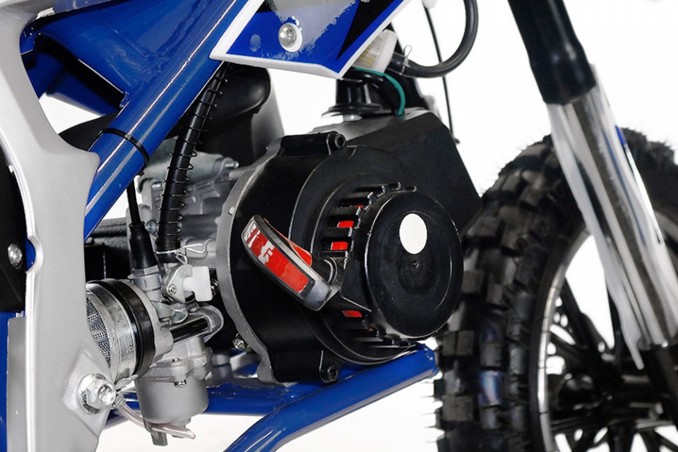 Minicrosser 49cc Gepard Deluxe Tuning blauw 