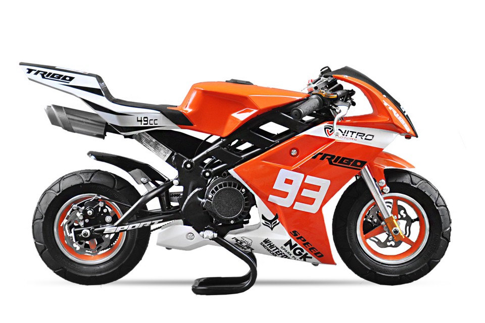 Mini racer 49cc Tribo CR PRM 6 Orange