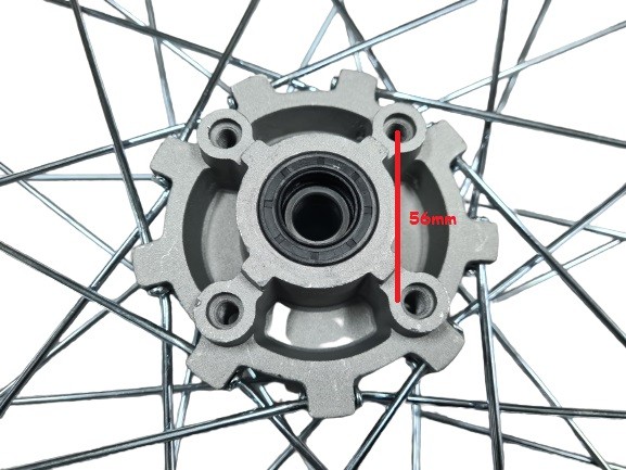 (220B4a) 21 inch Voorvelg as 15mm