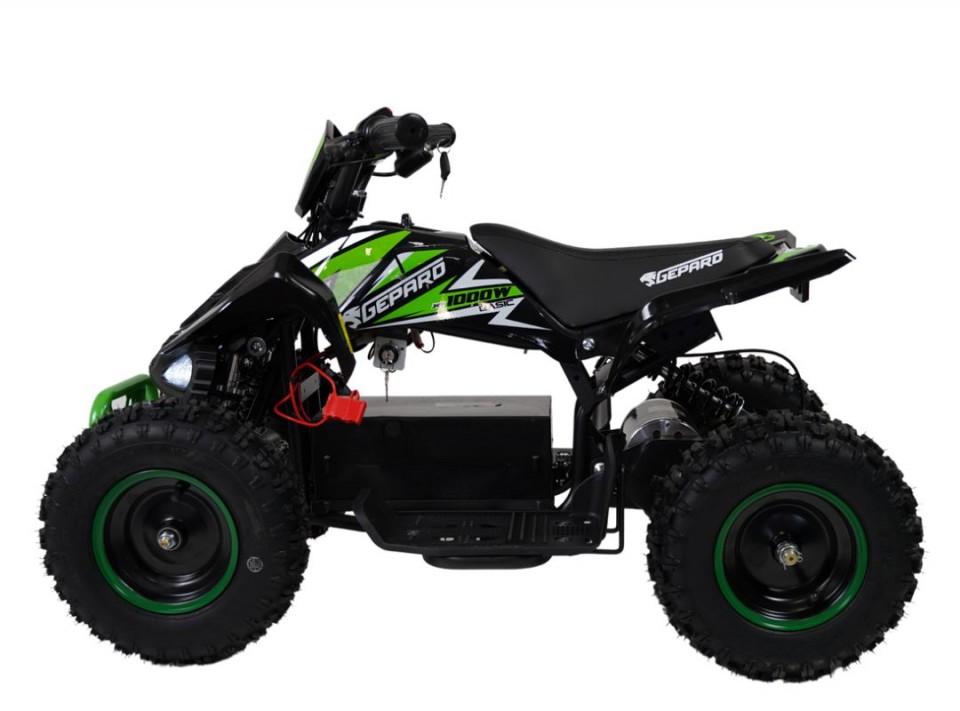 Gepard Kinderquad 1000w Tornado 6 inch Green