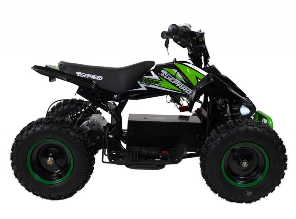 Gepard Kinderquad 1000w Tornado 6 inch Green