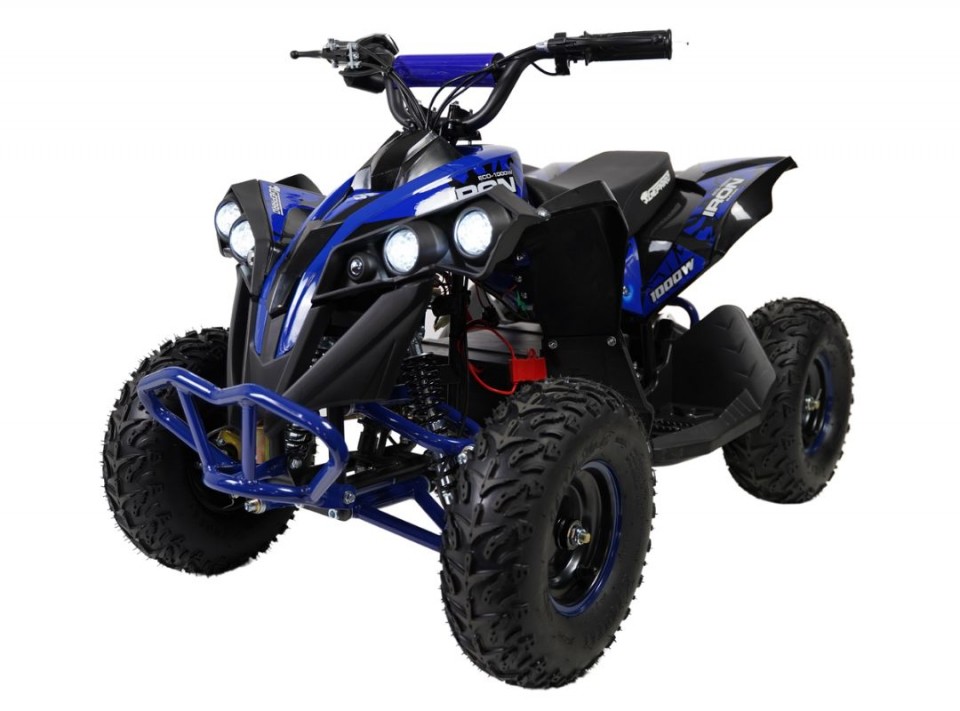 Gepard Kinderquad 1000w Iron XL 6 inch Blue