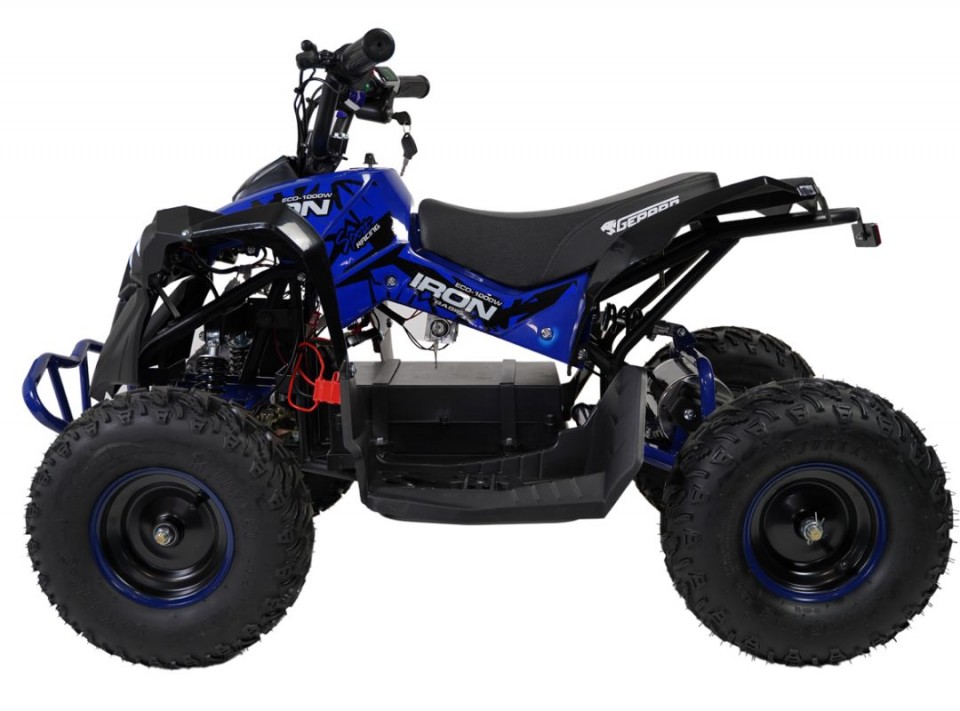 Gepard Kinderquad 1000w Iron XL 6 inch Blue