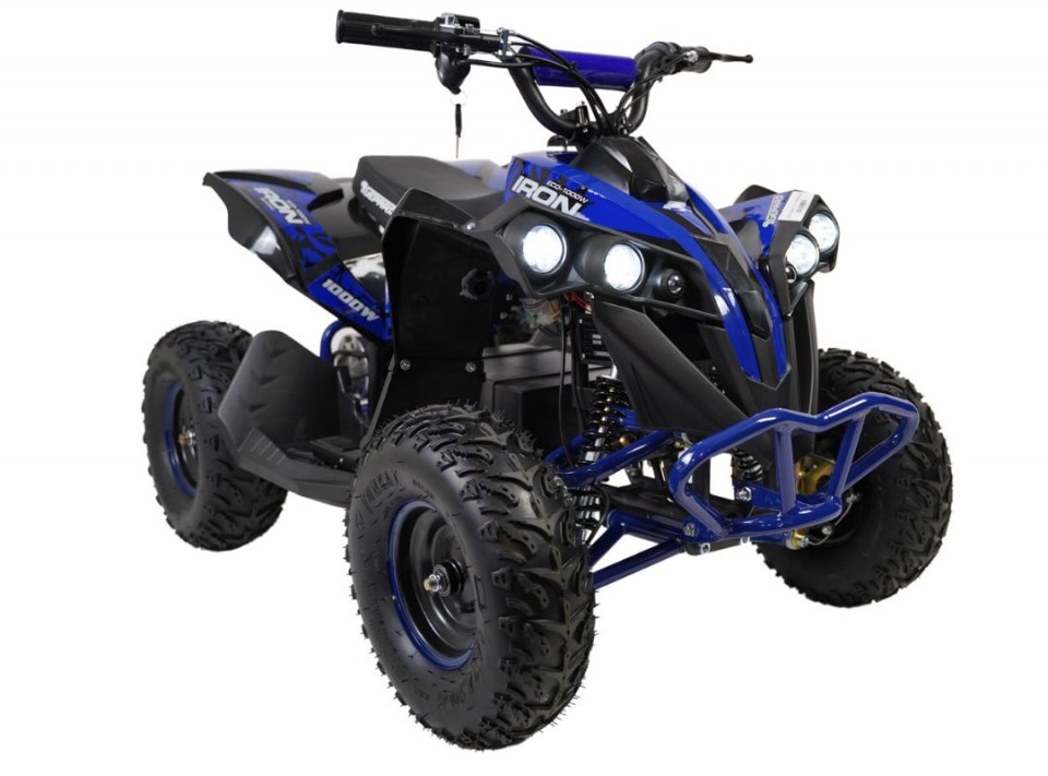 Gepard Kinderquad 1000w Iron XL 6 inch Blue