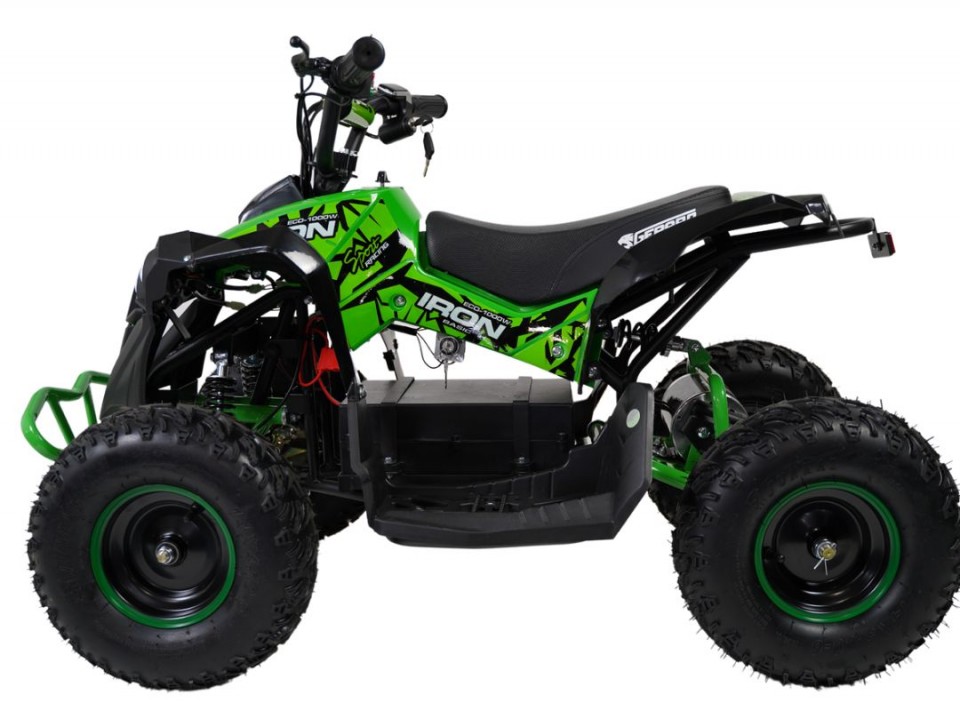 Gepard Kinderquad 1000w Iron XL 6 inch Green