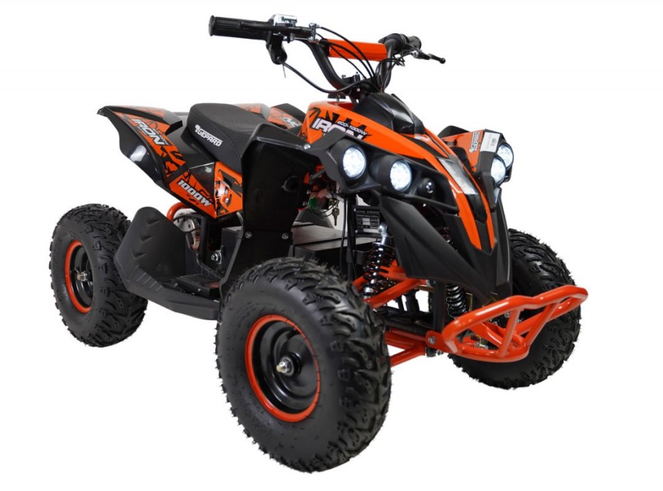 Gepard Kinderquad 1000w Iron XL 6 inch Orange