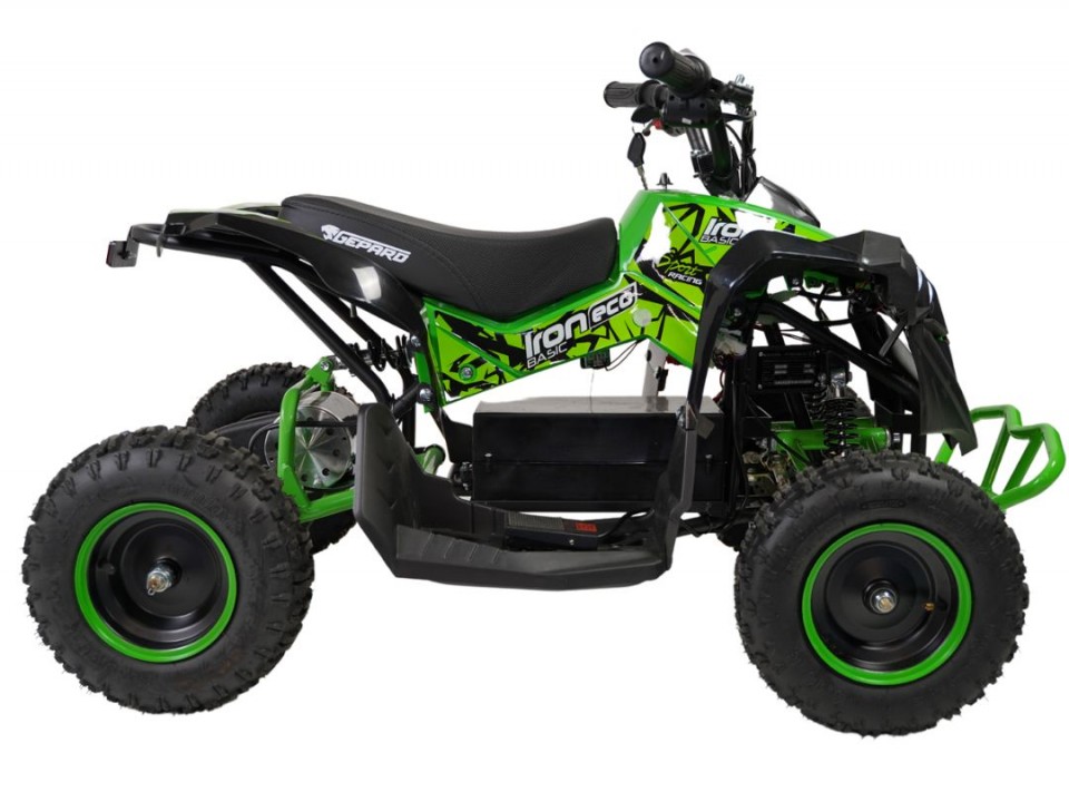 Gepard Kinderquad 800w Iron 6inch Green