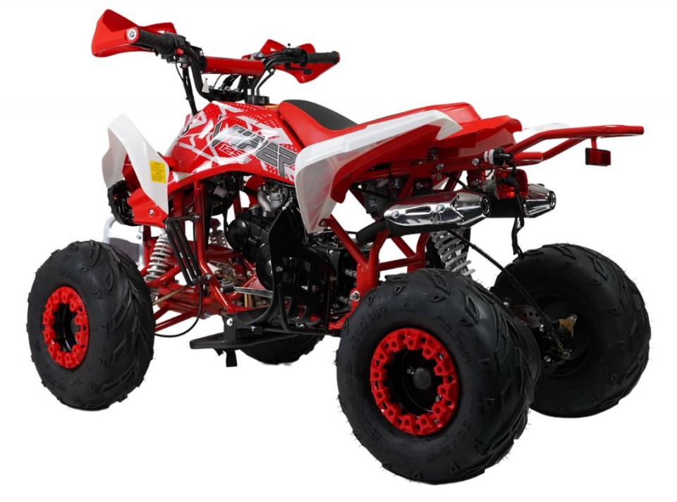 Gepard Kinderquad 125cc Viper 7inch Red