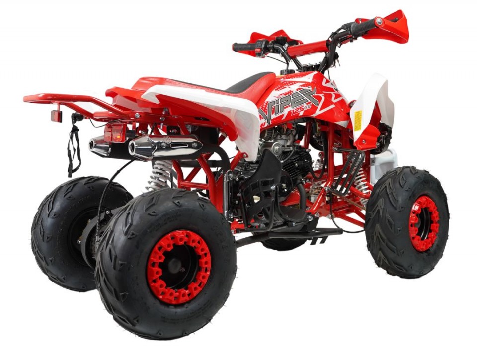 Gepard Kinderquad 125cc Viper 7inch Red
