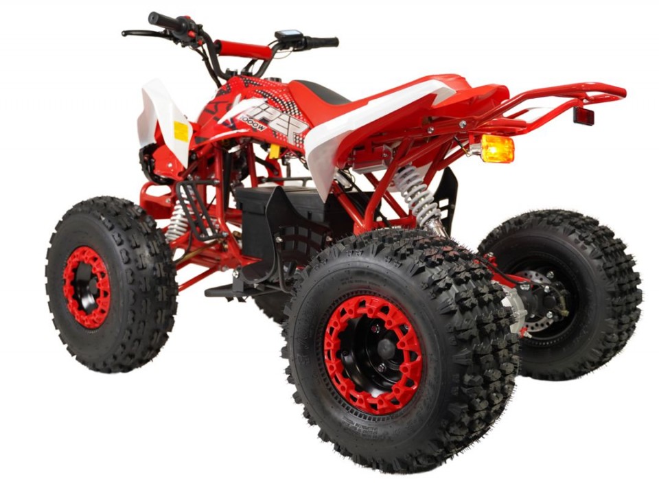 Gepard Kinderquad 1000W Viper 8inch Cardan Red