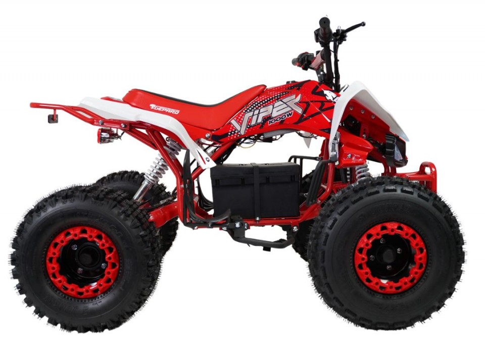 Gepard Kinderquad 1000W Viper 8inch Cardan Red