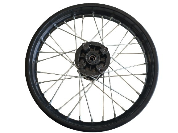(220B3a) 16 inch Achtervelg as 15mm
