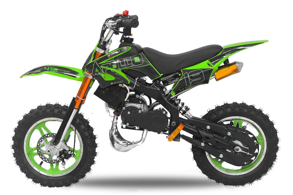 Mini crosser 49cc Apollo Sport 10 blue e-start 