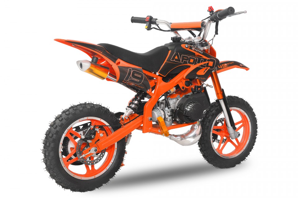 Mini crosser 49cc Apollo Sport 10 blue e-start 