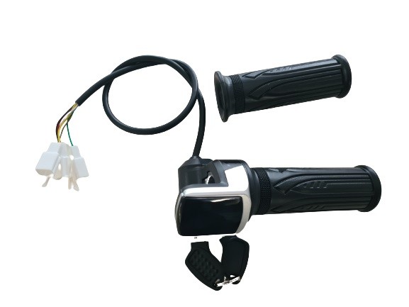 (4A6a) Gashendelset Eco ATV + cross met contactslot 36 V