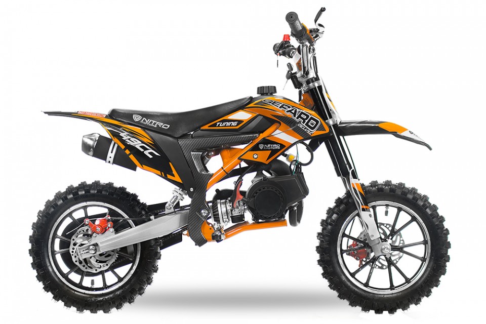 Minicrosser 49cc Dirtbike Gepard RT DLX red