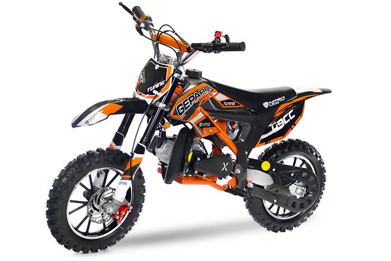 Minicrosser 49cc Dirtbike Gepard RT DLX red