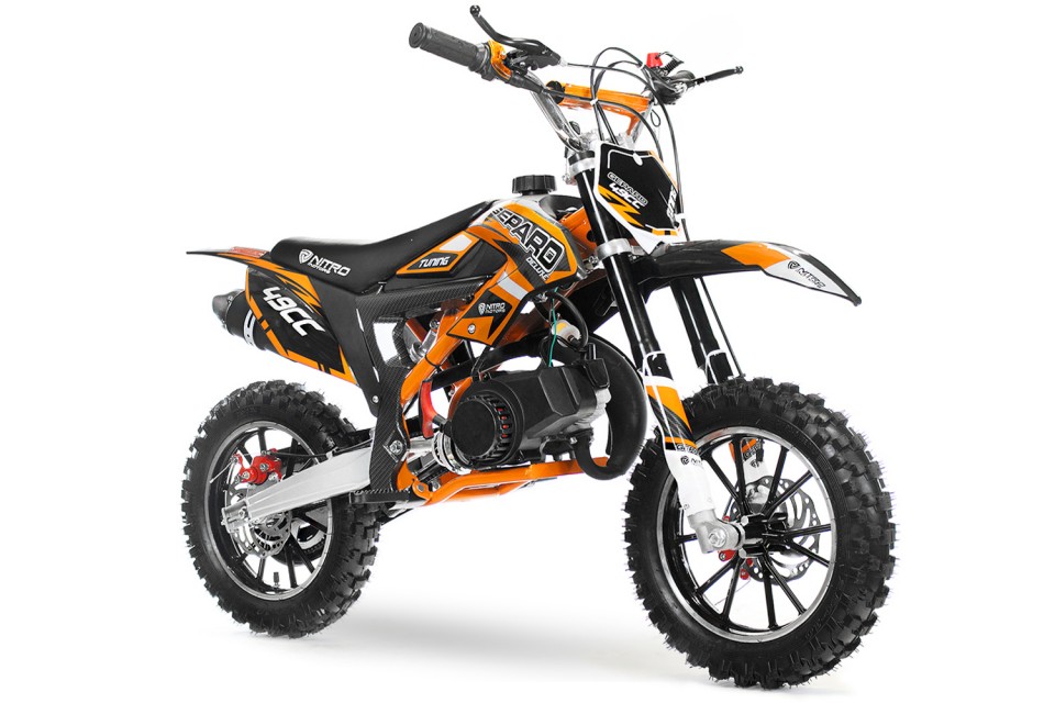 Minicrosser 49cc Dirtbike Gepard RT DLX red