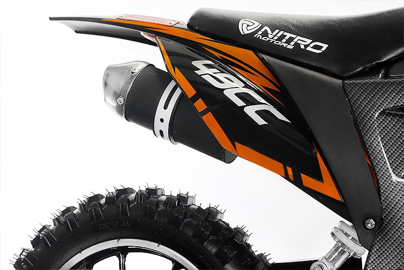 Minicrosser 49cc Dirtbike Gepard RT DLX orange