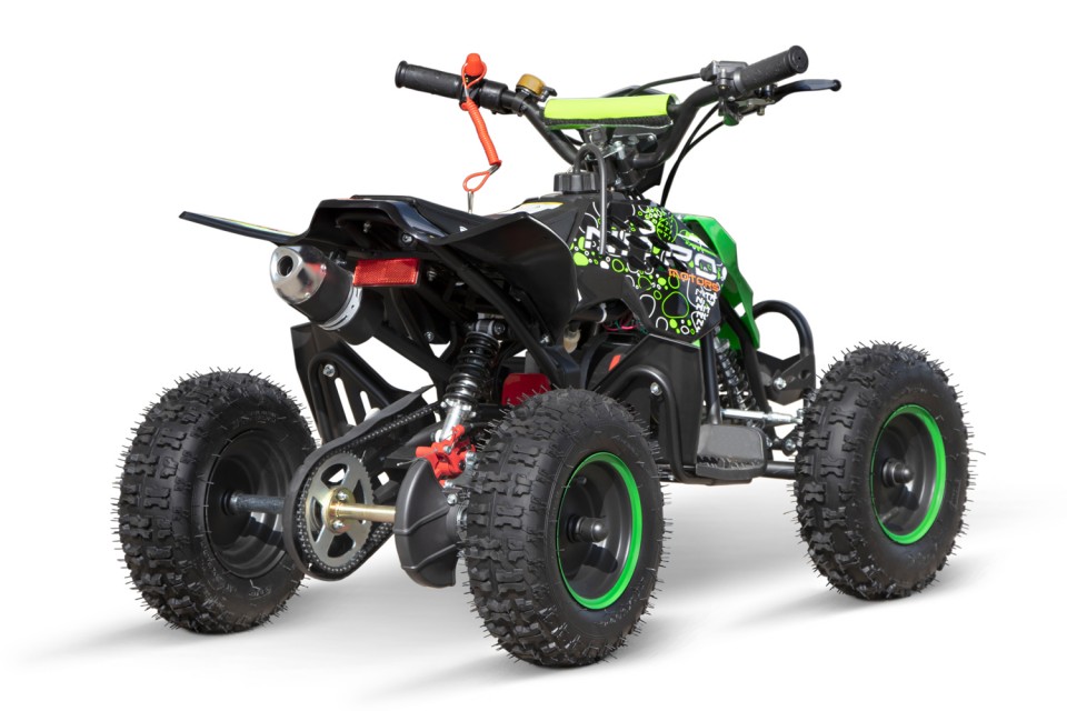 Kinderquad 49cc Repti DLX E-start 6inch Black