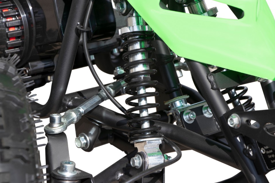 Kinderquad 49cc Repti DLX E-start 6inch Black